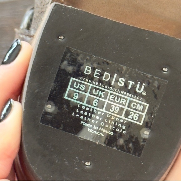 Bed Stu Canada Leather Ankle Booties Size 9 Women - Picture 11 of 13